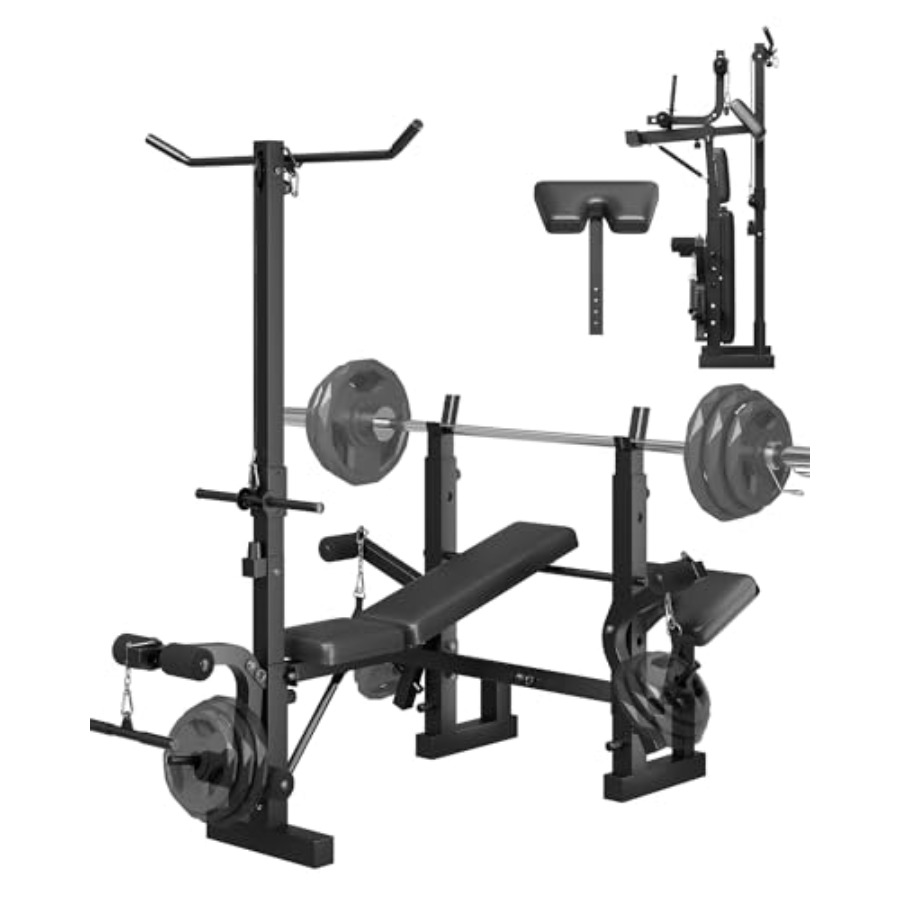 Home Gym Lat Pulldown - مجموعة مقعد تمارين رياضية منزلية قابلة