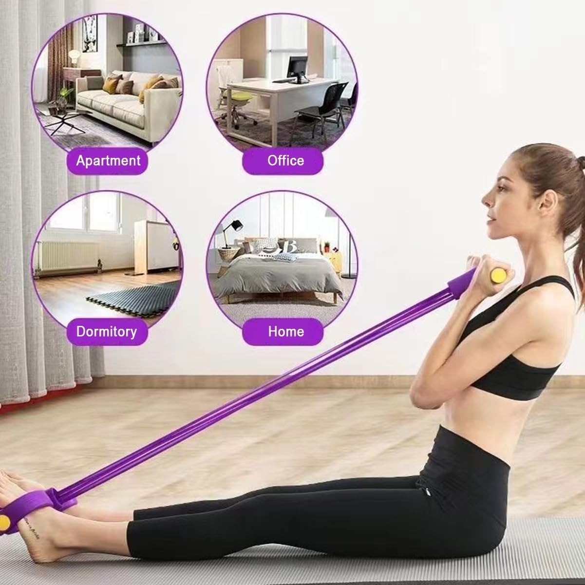 Home Gym Youtube - 21 شريط مقاومة للياقة البدنية -