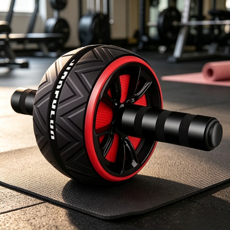 Home Gym Necessities - عجلة تمارين البطن غير القابلة للانزلاق،
