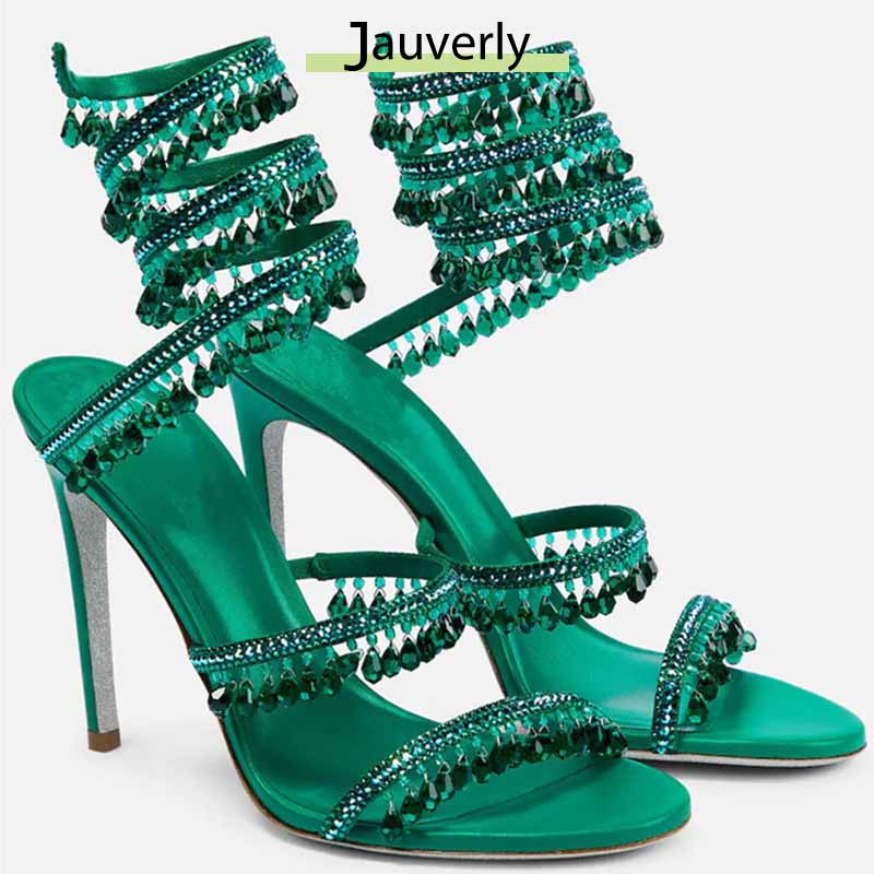 Ankle Strap Attachment - صنادل نسائية جديدة بكعب عالٍ لعام