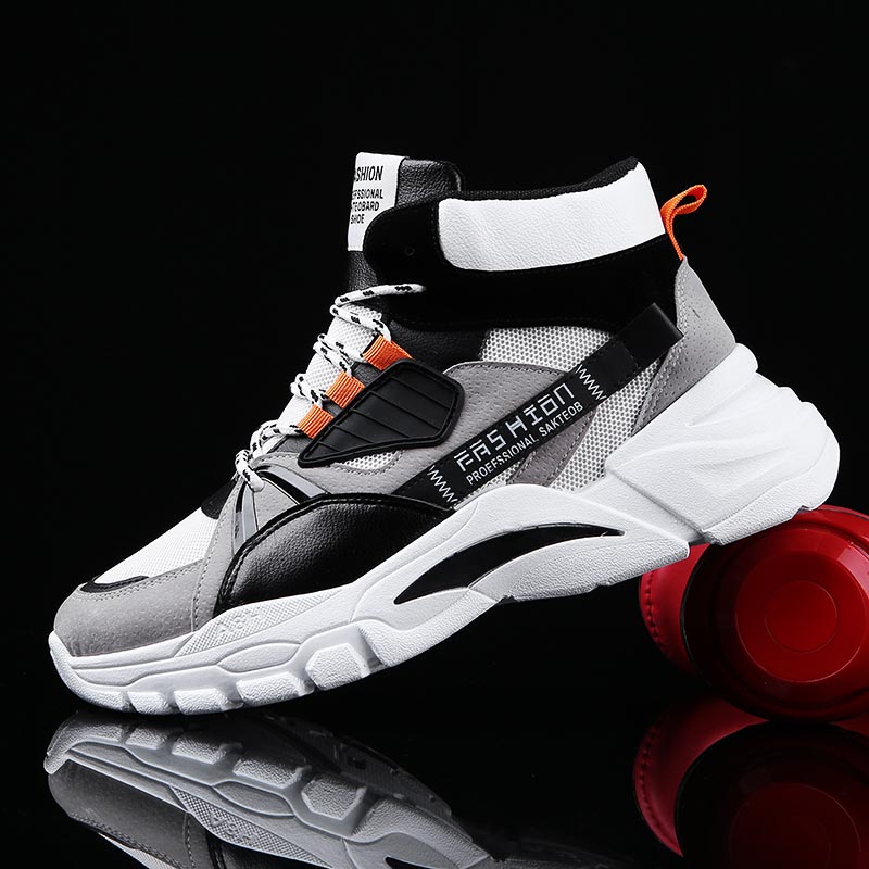Home Gym Second - Hightop الصيف الرجال الأحذية الرياضية الرجل
