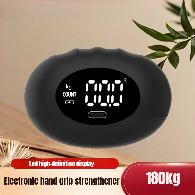 Home Gym Necessities - جهاز قياس قوة القبضة الرقمي المريح