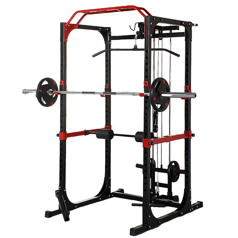 Home Gym Multi - قفص الطاقة التجاري رف القرفصاء متعدد