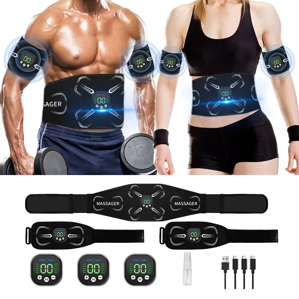 Home Gym Necessities - جهاز تحفيز العضلات الكهربائي EMS، مدرب