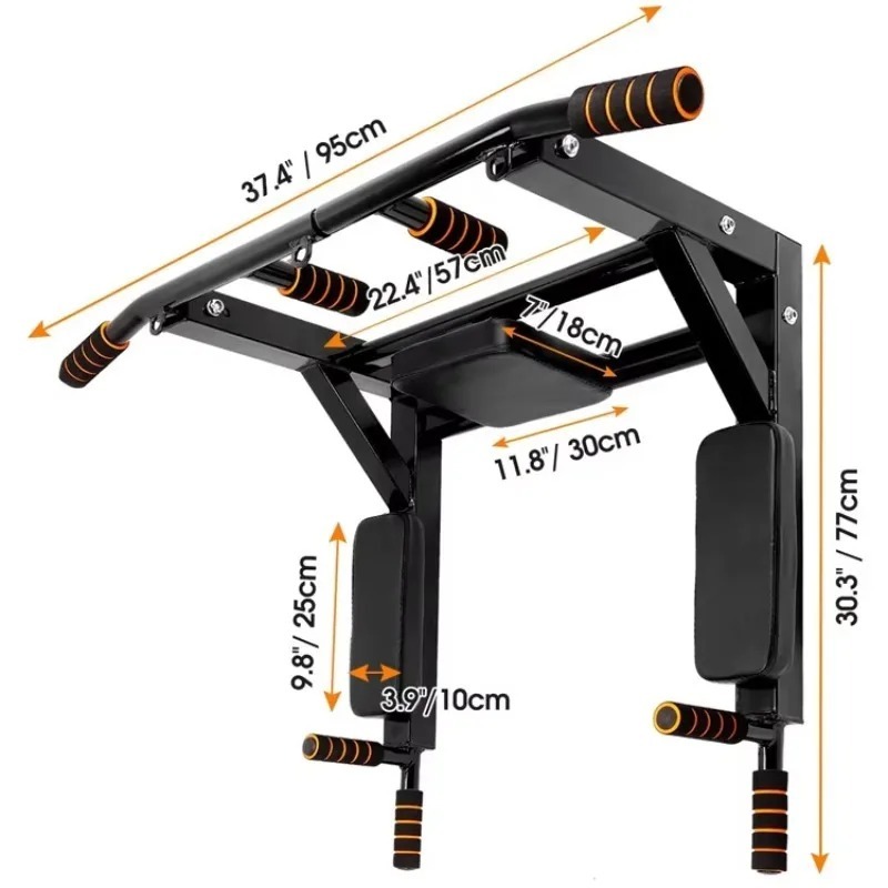 Home Gym Multi - عارضة سحب (بار) مثبتة على الحائط