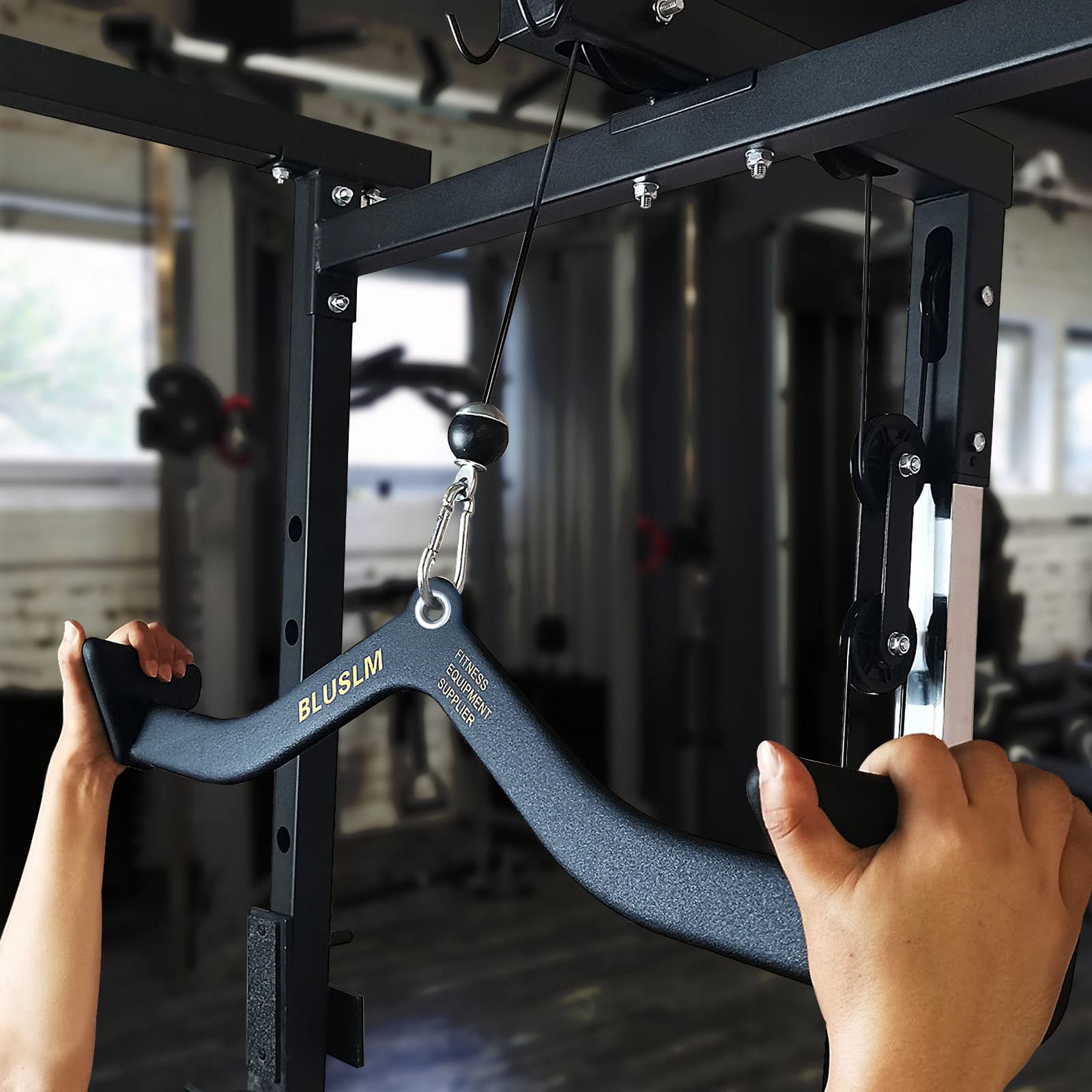 المنزل الصالة الرياضية اللياقة - مراجعة Home Gym Lat Pulldown Machine وسعره