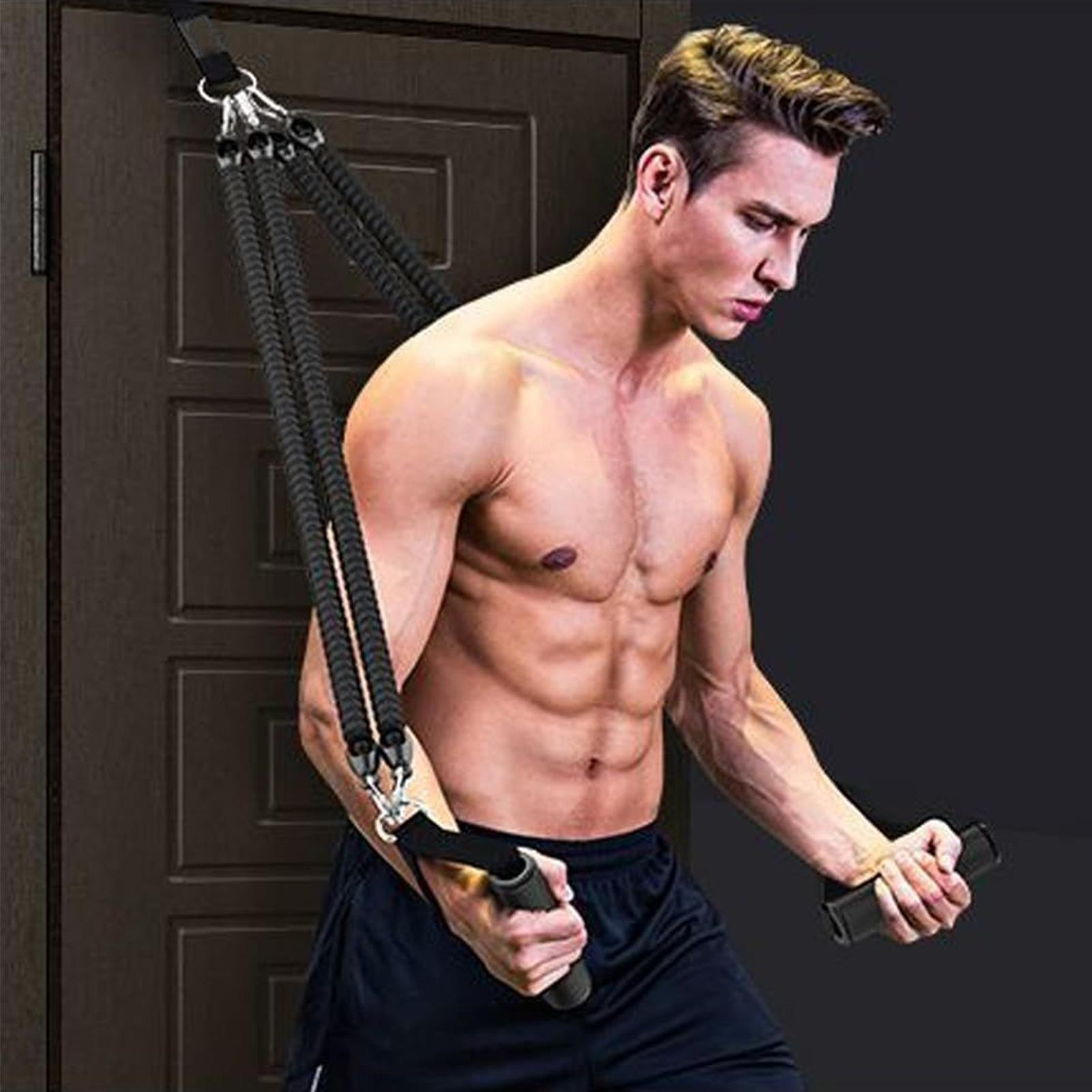 حزام مقاومة بدواسة القدم متعدد - مراجعة Home Gym Youtube وسعره