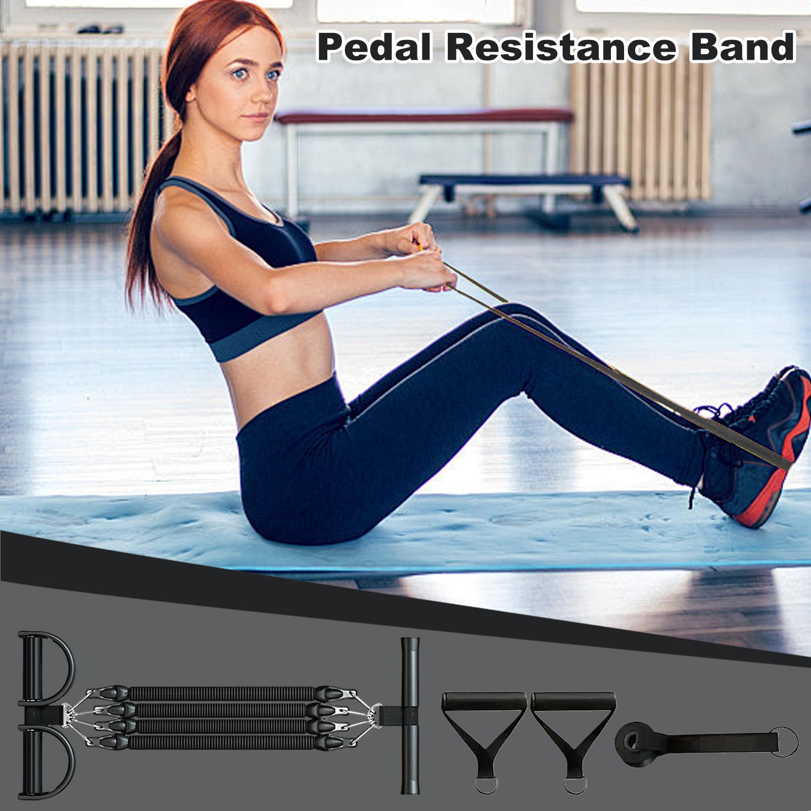 حزام مقاومة بدواسة القدم متعدد - مراجعة Home Gym Youtube وسعره