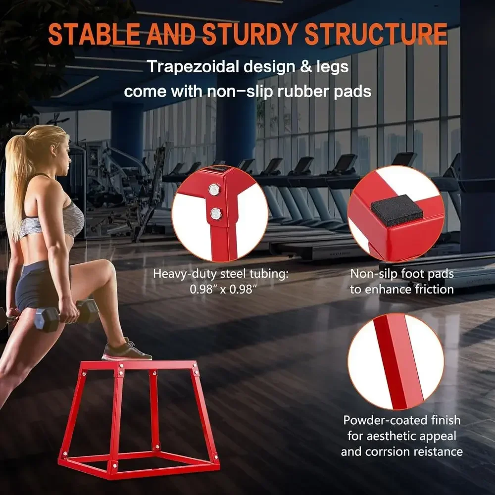 مجموعة من 3 صناديق قفز بليومتر - مراجعة Home Gym Jump Box وسعره