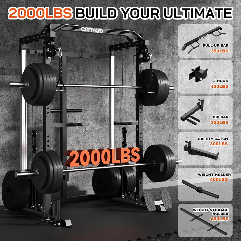 رف متعدد الوظائف للتمارين الري - مراجعة Pulley Home Gym وسعره