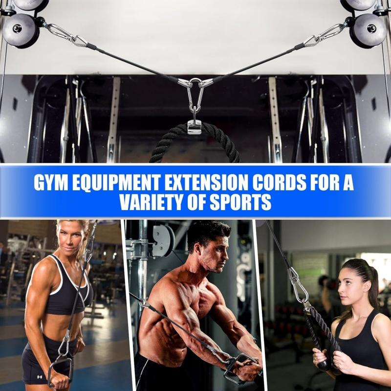 1/2 قطعة تمديد كابل الصالة الر - مراجعة Home Gym Lat Pulldown Machine وسعره