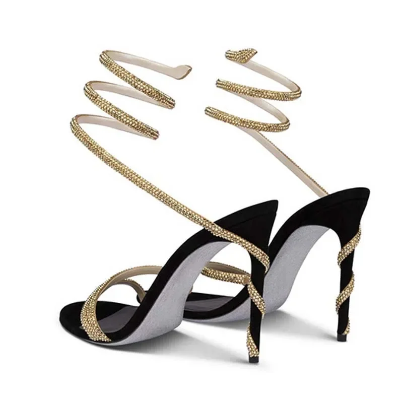 Eilyken موضة كريستال خنجر عالي - مراجعة Ankle Strap Attachment وسعره