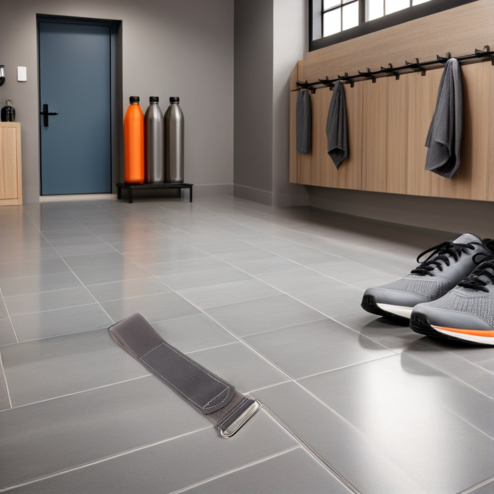قطعتان من أحزمة تثبيت الدواسات - مراجعة Home Gym Universal Machine وسعره