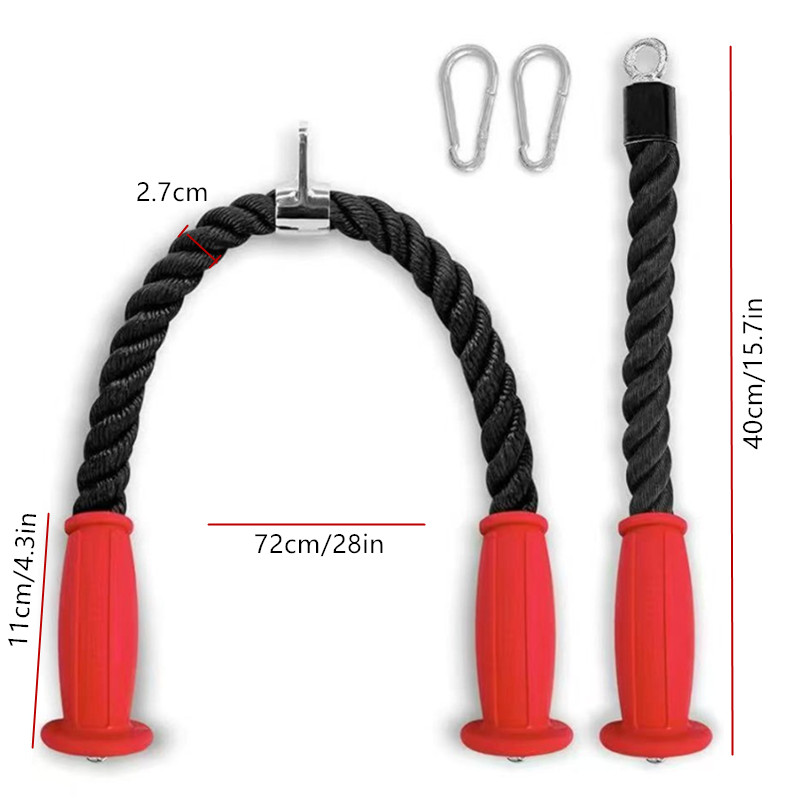 مريح ثلاثية الرؤوس الحبال عدم  - مراجعة Home Gym Necessities وسعره