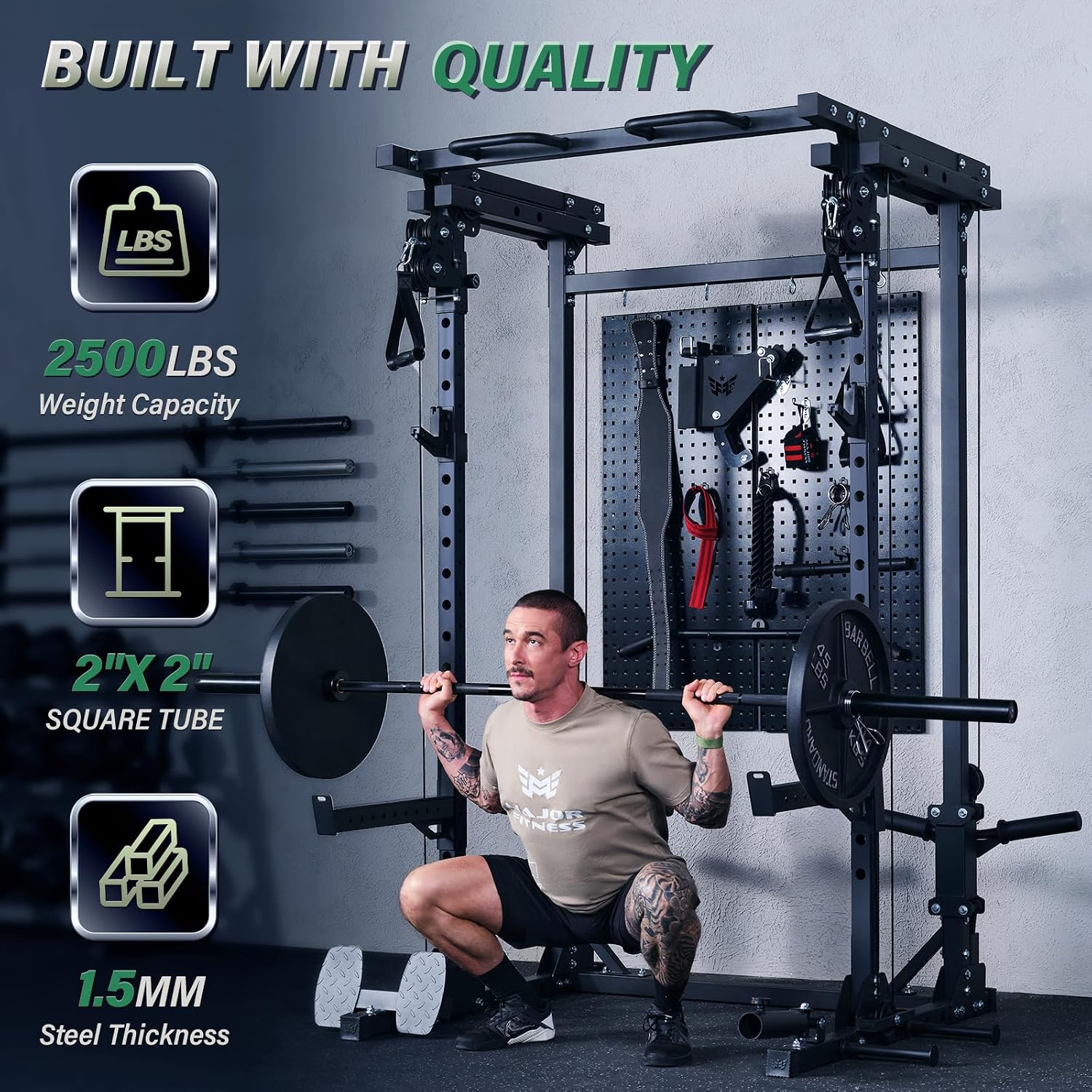رف تمارين متعدد الوظائف Drone3 - مراجعة Pulley Home Gym وسعره