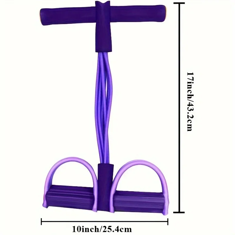 حزام مقاومة يوغا أرجواني بـ 6  - مراجعة Home Gym Youtube وسعره