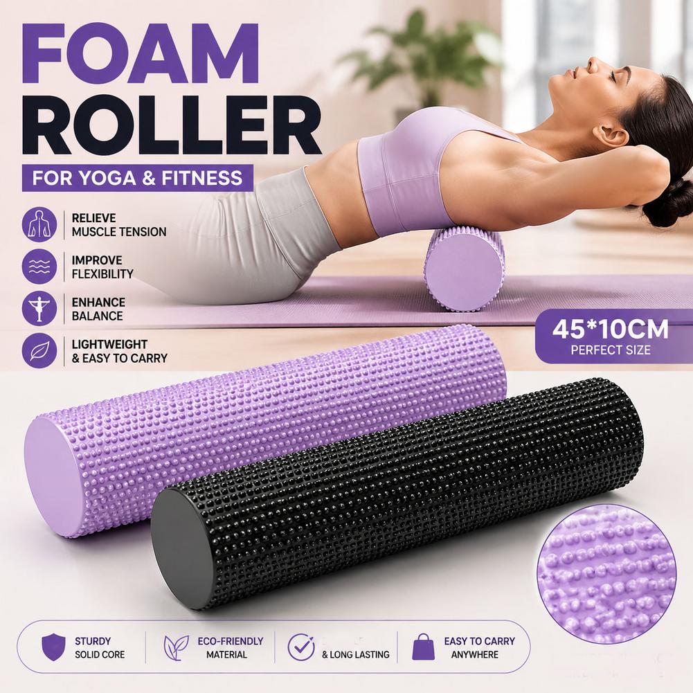 بكرة رغوية عالية الكثافة من EV - مراجعة Home Gym Yoga وسعره