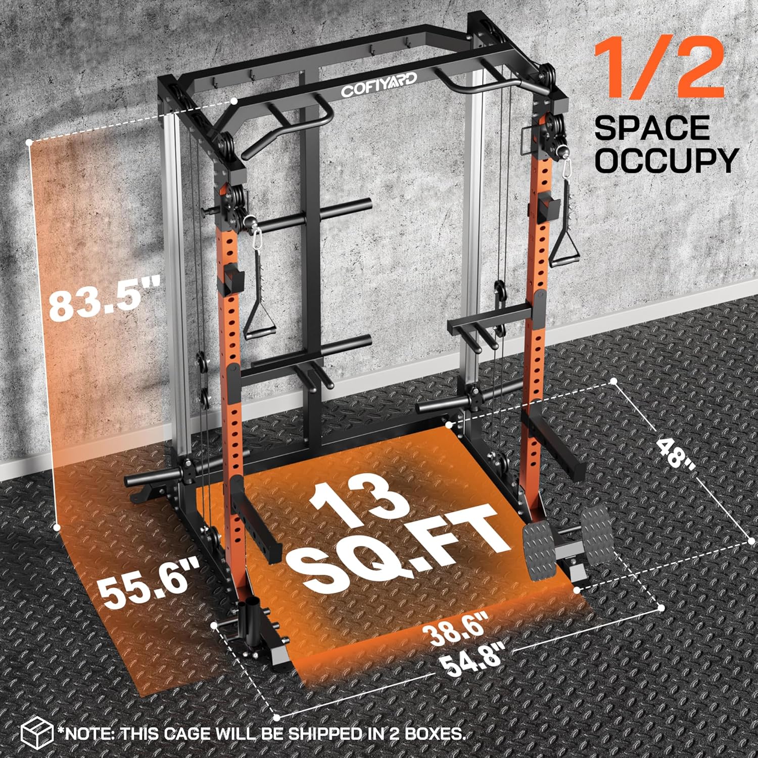 قفص تمارين القوة، رف قوة بنظام - مراجعة Pulley Home Gym وسعره
