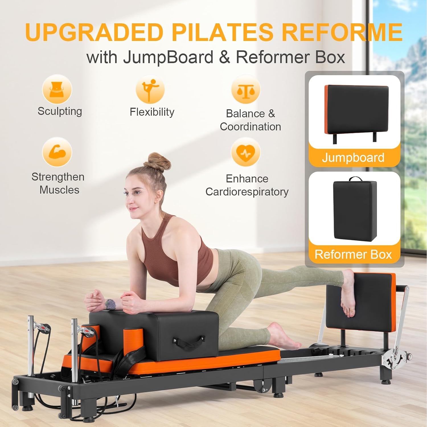 جهاز بيلاتس ريفورمر قابل للطي  - مراجعة Home Gym Jump Box وسعره