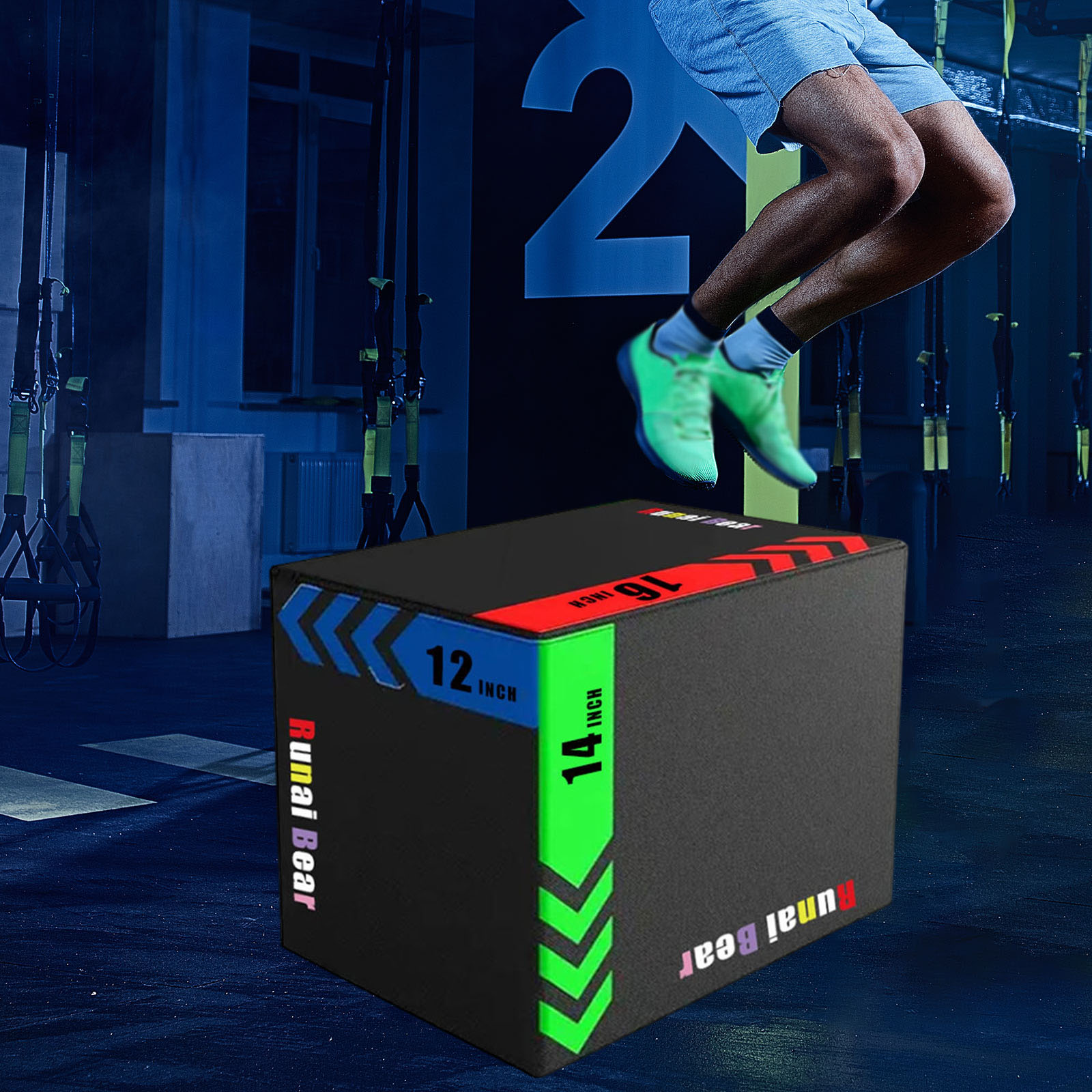 صندوق قفز محمول للتمارين الريا - مراجعة Home Gym Jump Box وسعره