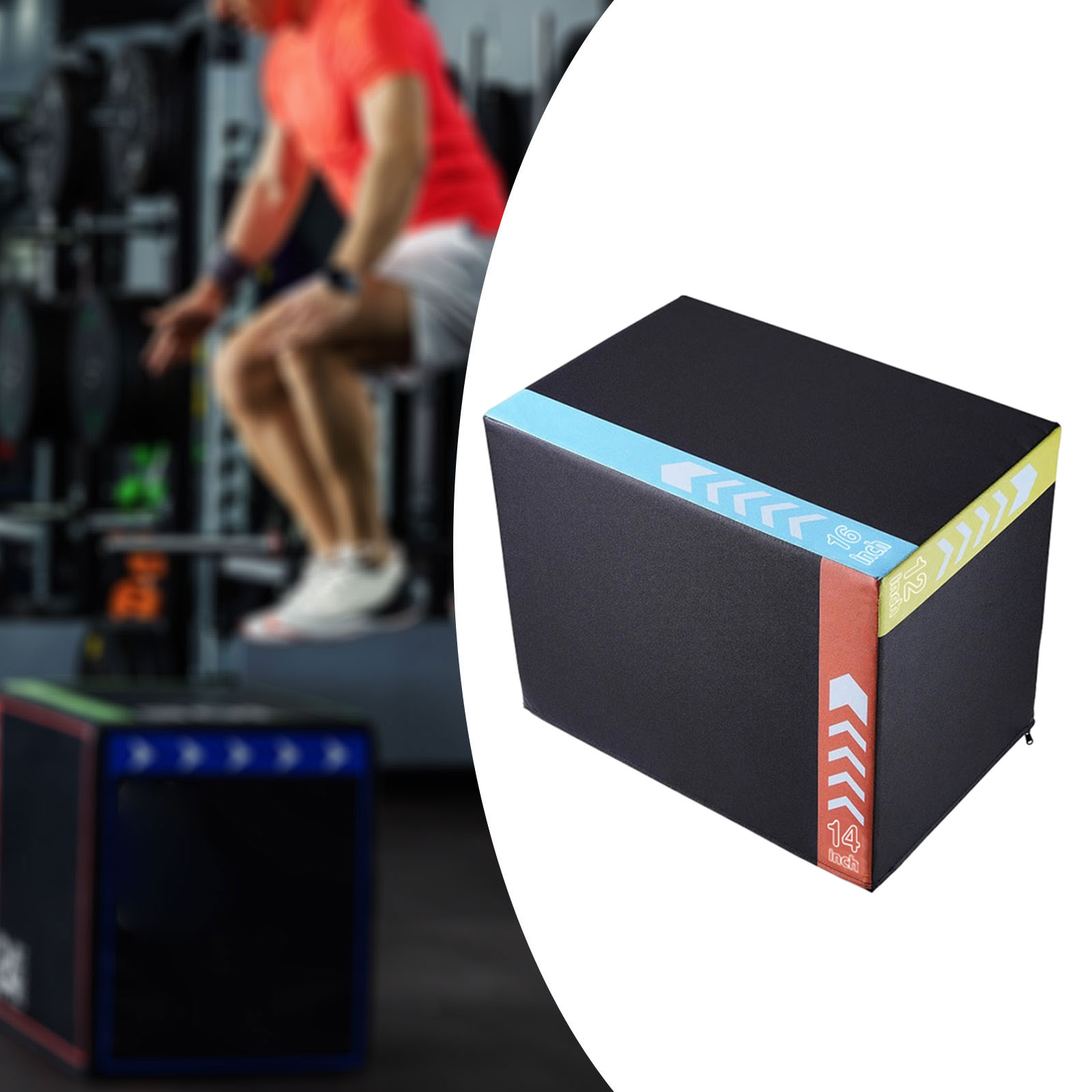 صندوق قفز محمول للتمارين الريا - مراجعة Home Gym Jump Box وسعره