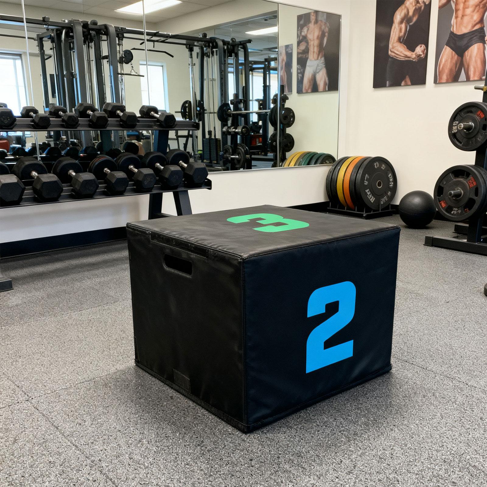 صندوق القفز الرقمي PVC منصة ال - مراجعة Home Gym Jump Box وسعره