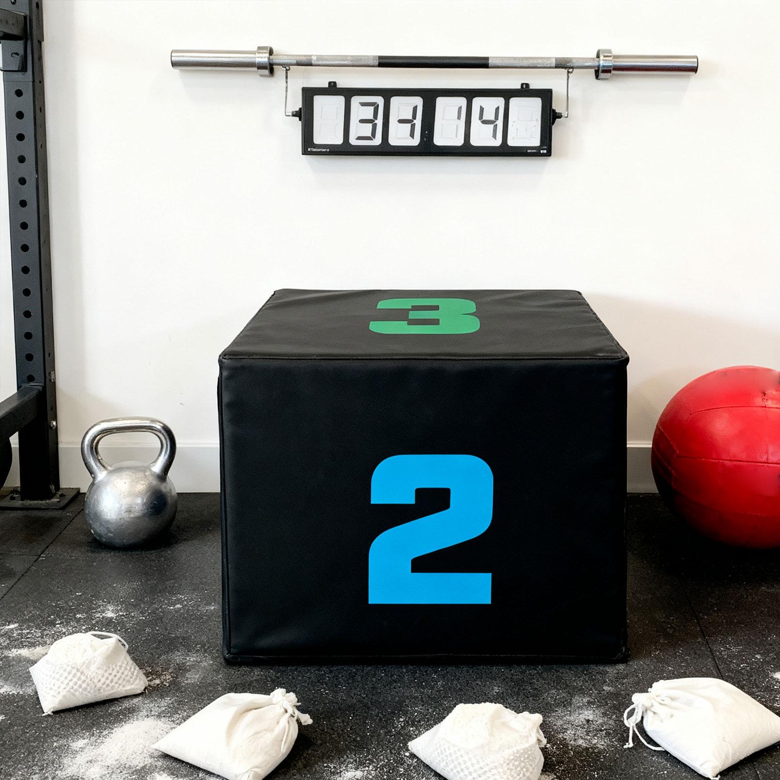 صندوق القفز الرقمي PVC منصة ال - مراجعة Home Gym Jump Box وسعره