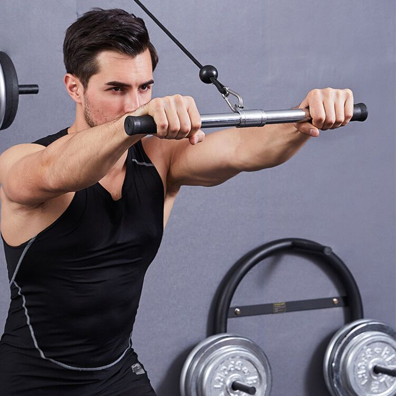 آلة كابل البكرة، شريط سحب للأس - مراجعة Home Gym Lat Pulldown Machine وسعره
