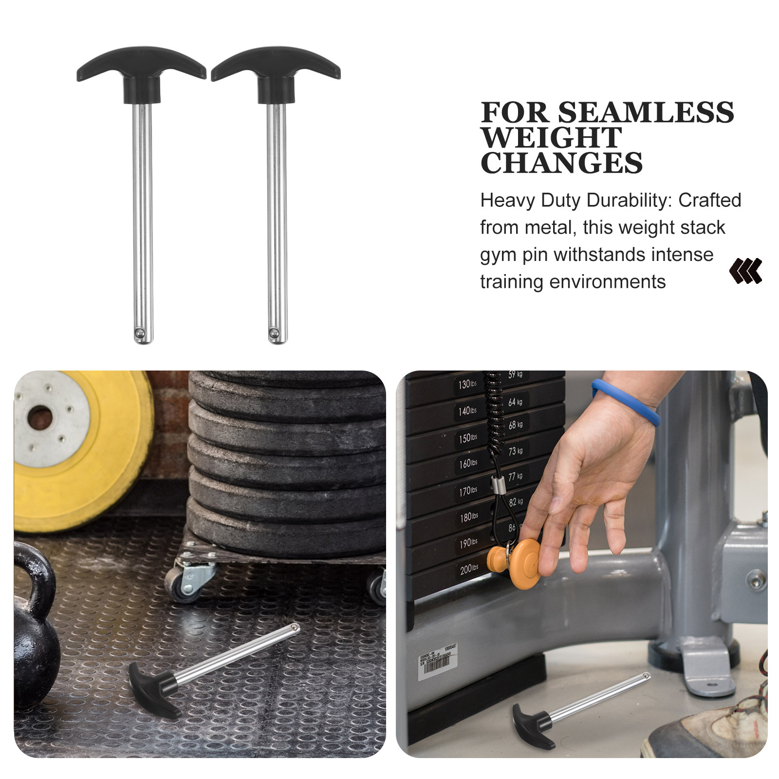 قطعتان من دبابيس تثبيت الأوزان - مراجعة Home Gym Universal Machine وسعره