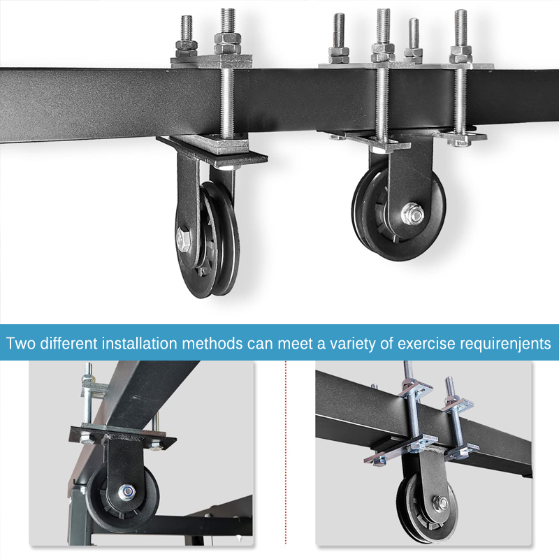 نظام البكرة عالي التحمل - آلة  - مراجعة Home Gym Lat Pulldown Machine وسعره