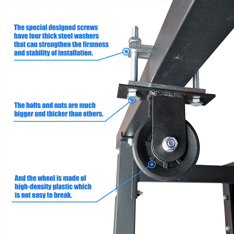 نظام البكرة عالي التحمل - آلة  - مراجعة Home Gym Lat Pulldown Machine وسعره