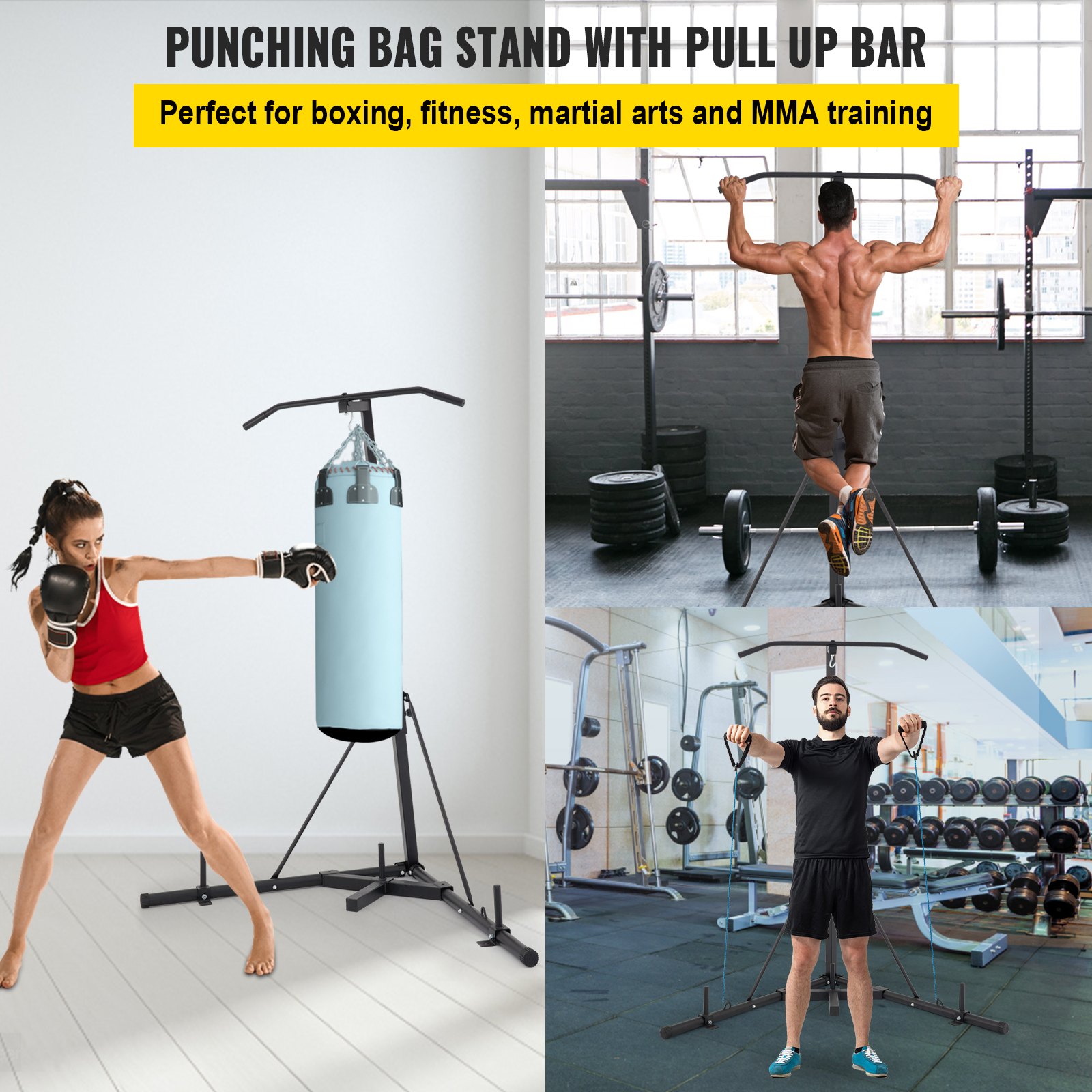 حامل ملاكمة قائم بذاته بقاعدة  - مراجعة Home Gym Youtube وسعره
