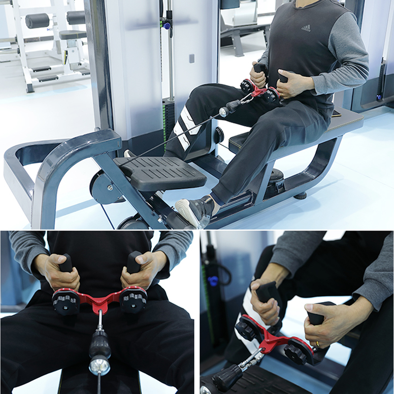 قابل للتعديل اللياقة البدنية ل - مراجعة Home Gym Lat Pulldown Machine وسعره