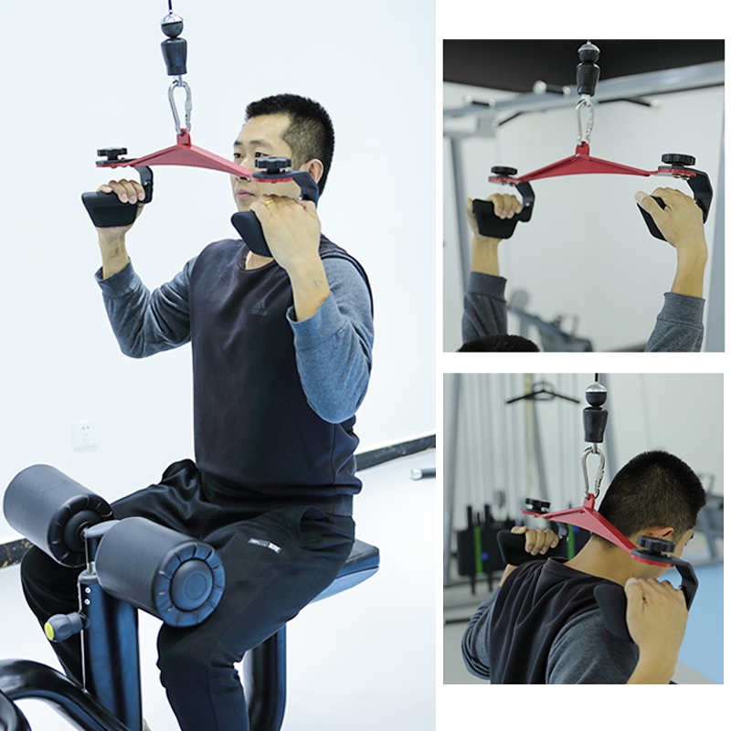 قابل للتعديل اللياقة البدنية ل - مراجعة Home Gym Lat Pulldown Machine وسعره