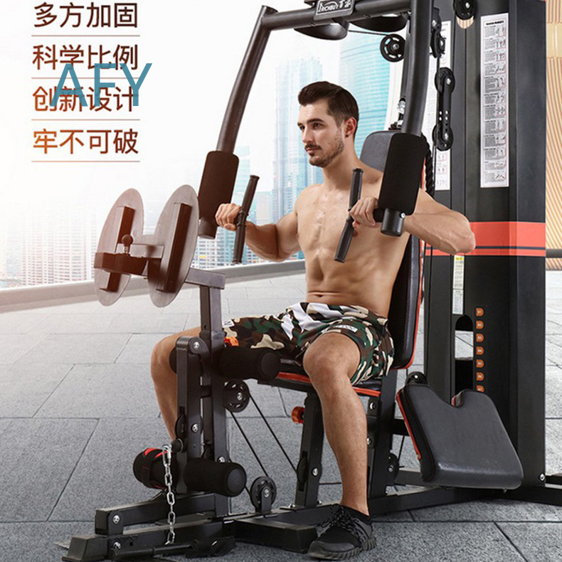 جهاز ضغط الساق متعدد الوظائف ب - مراجعة Home Gym Universal Machine وسعره
