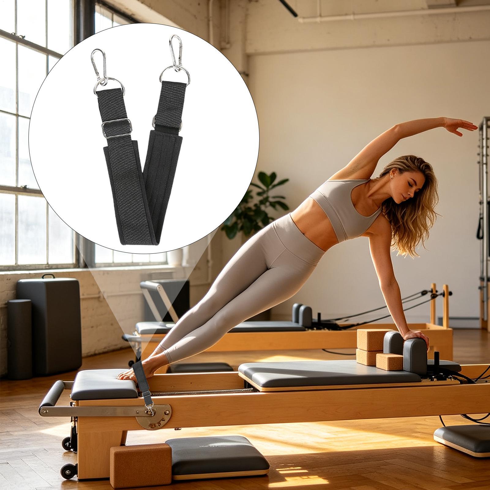 حزام قدم ريفورمر مزدوج الحلقات - مراجعة Home Gym Yoga وسعره