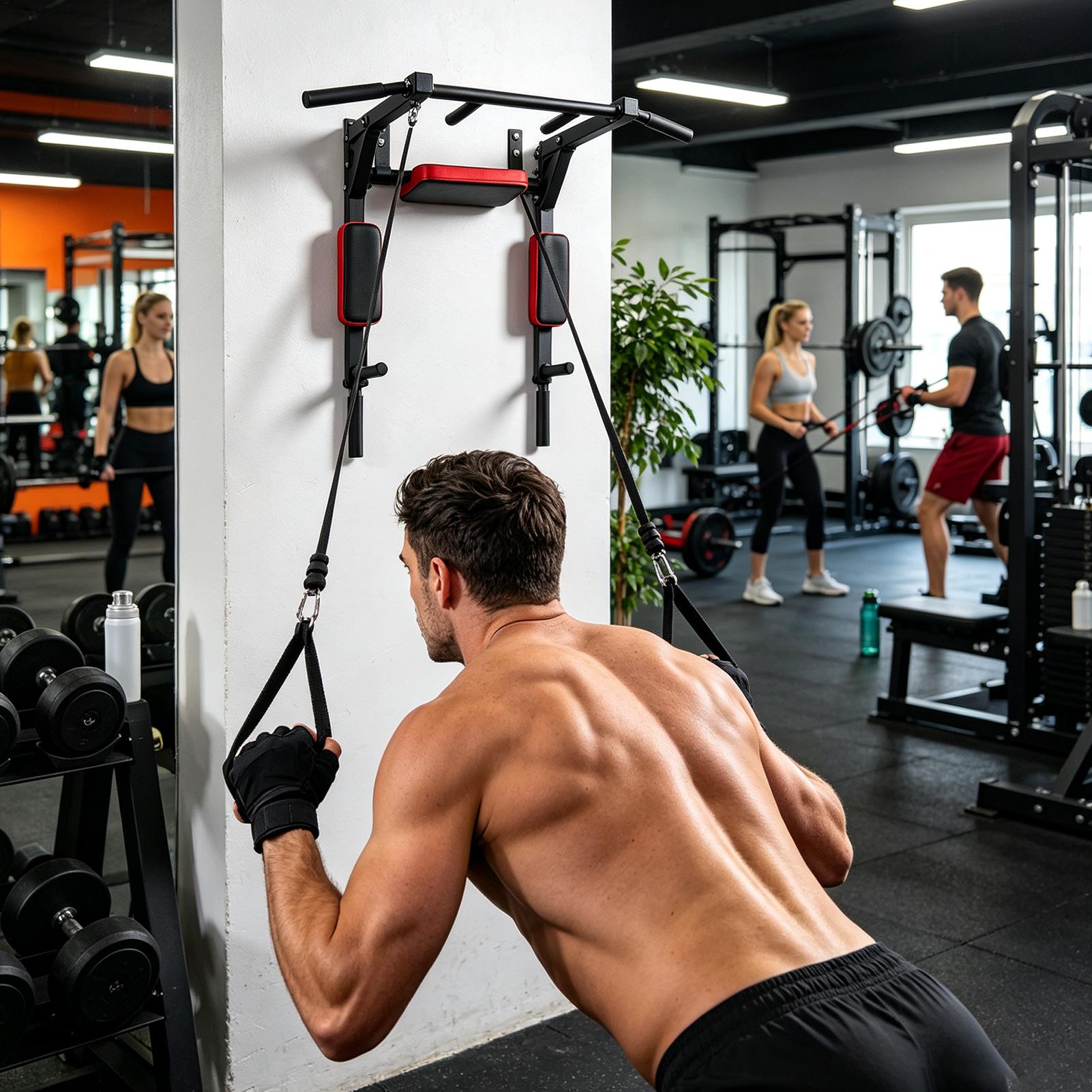 بار سحب أفقي متعدد الوظائف يثب - مراجعة Home Gym Leg وسعره