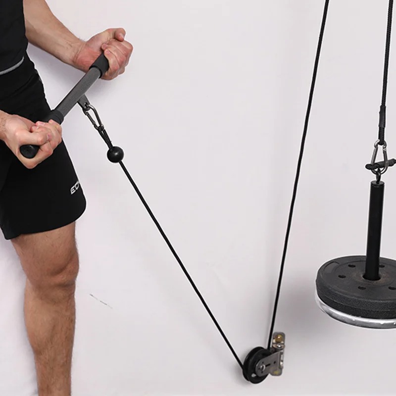 عجلة بكرة صامتة قابلة للدوران  - مراجعة Pulley Home Gym وسعره